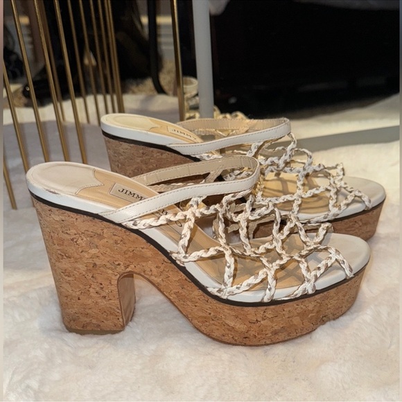 Jimmy Choo Women's Beige Sandals - Picture 2 of 4